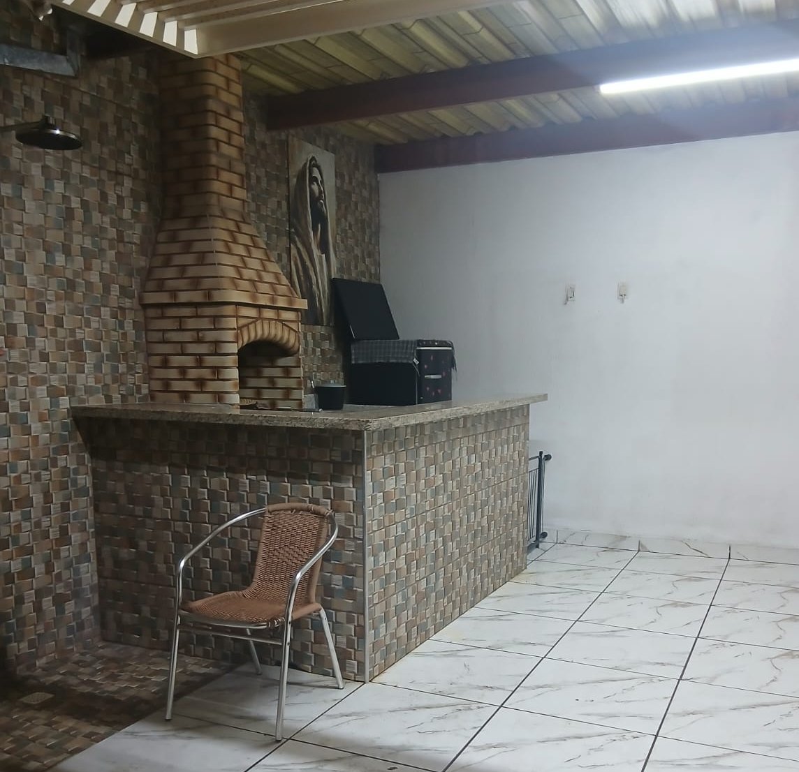 Área de churrasco. Casa Planalto Verde em Ribeirão Preto